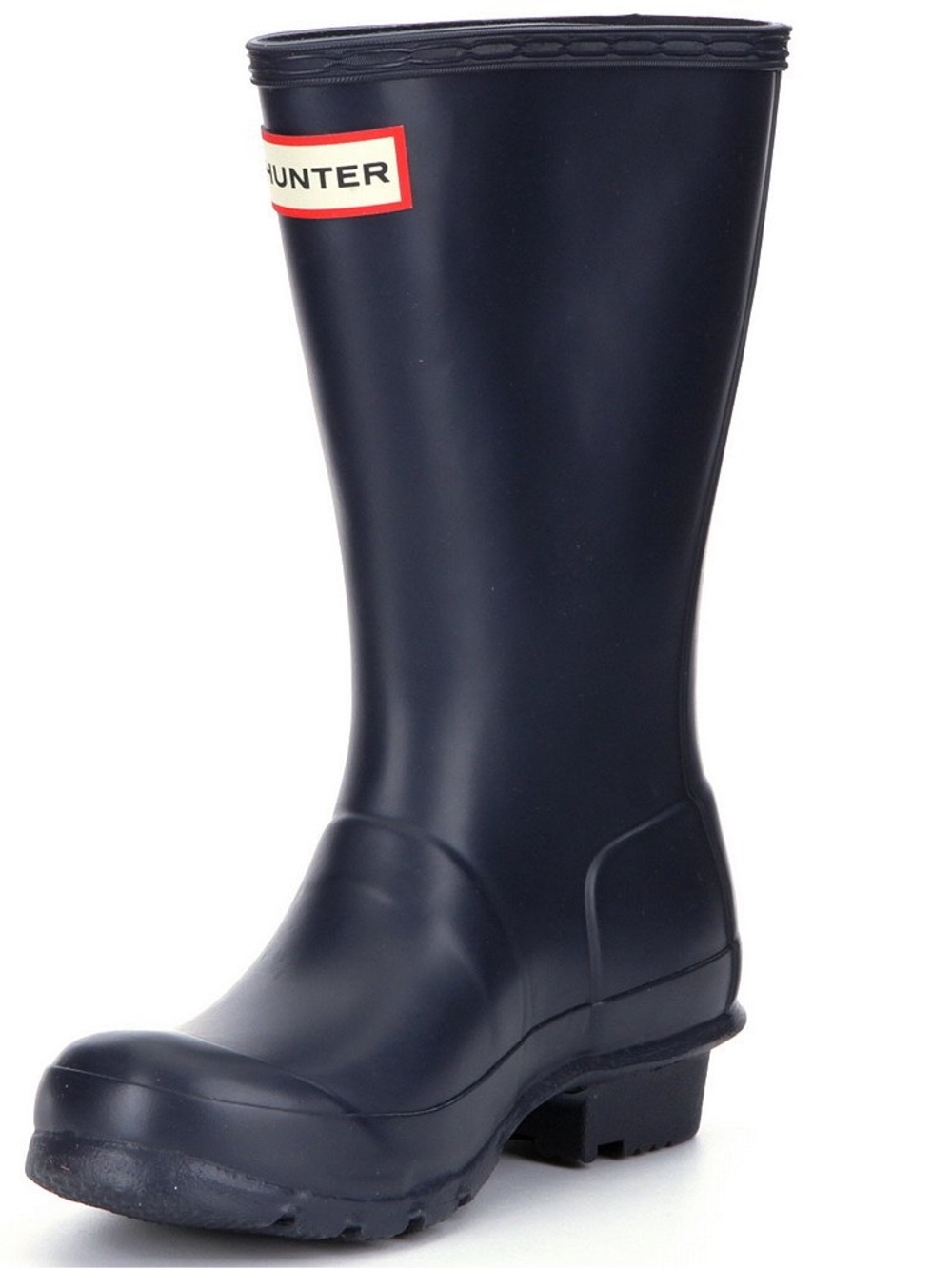 Kids' Original Matte Navy Waterproof Buckle Strap Rain Boots, MSRP $105, B4/G5 - Picture 13 of 14